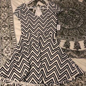 Black and White  Dress